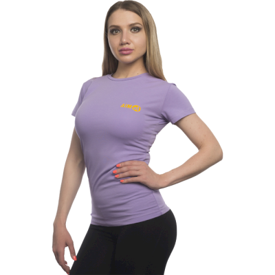 Женская футболка Aim #1 Violet/Yellow