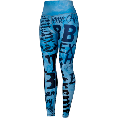 Женские леггинсы Extreme Hobby Letters Blue