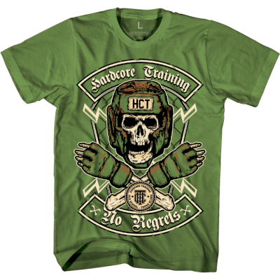 Футболка Hardcore Training No Regrets Olive
