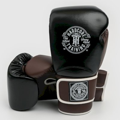 Боксерские перчатки Hardcore Training HardLea Black/Brown