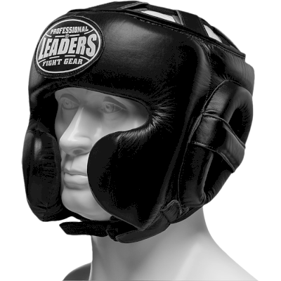 Шлем мексиканского стиля Leaders LS Mex Full Leather BK