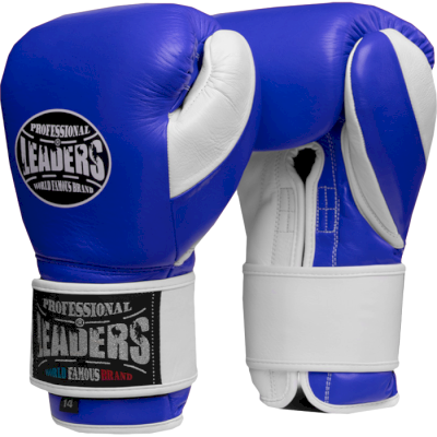 Боксерские перчатки Leaders LeadSeries 2 BL/WH