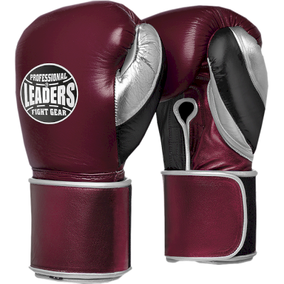 Боксерские перчатки Leaders LS3SC LVC RD/BK/SIL