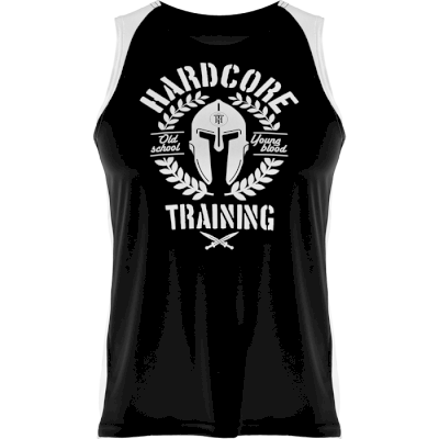 Тренировочная майка Hardcore Training Helmet Black/White
