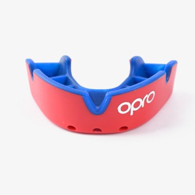 Детская боксерская капа Opro Silver Level Red