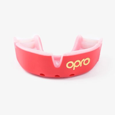 Детская боксерская капа Opro Gold Level Red