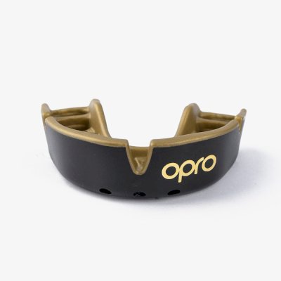 Детская боксерская капа Opro Gold Level Black
