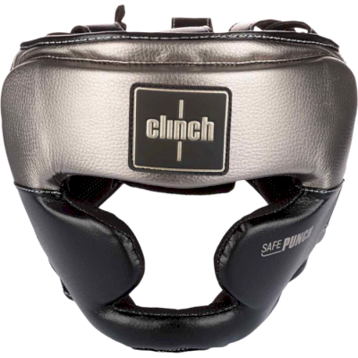 Боксерский шлем Clinch Punch 2.0 Full Face черно-бронзовый