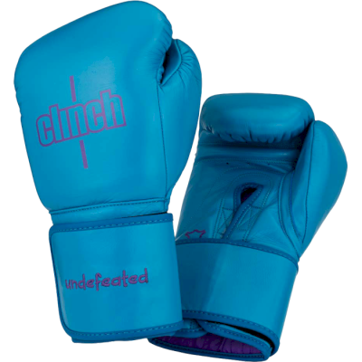 Боксерские перчатки clinch undefeated светло-синие