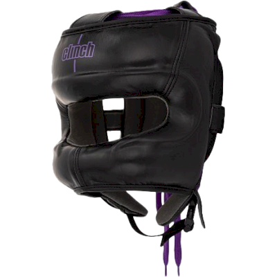 Бамперный боксёрский шлем Clinch Undefeated черный