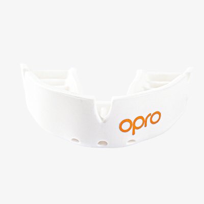 Боксерская капа Opro Bronze Level White