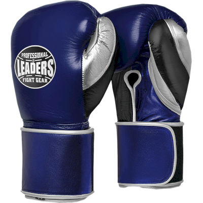 Боксерские перчатки Leaders LS3SC LVC BL/BK/SIL