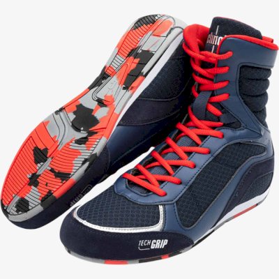 Боксерки Clinch Olimp 2.0 сине-красные C415