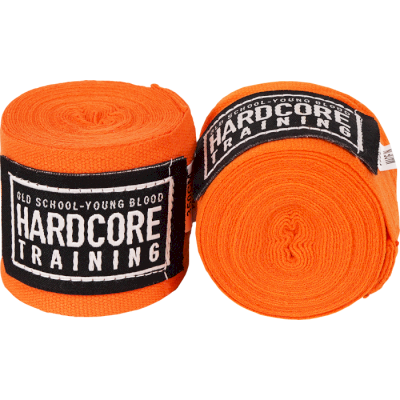 Боксерские бинты Hardcore Training Classic Orange 3.5