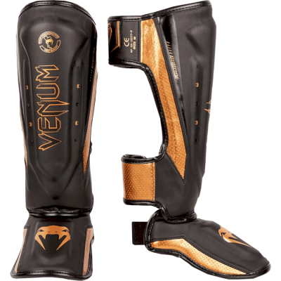Шингарды Venum Elite Evo Black/Bronze