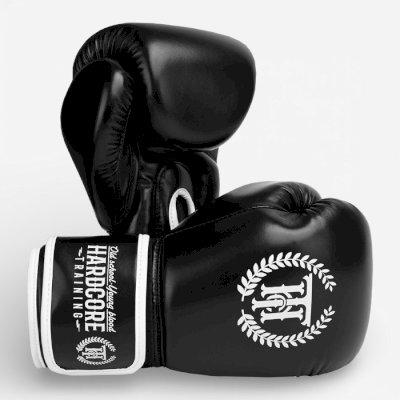 Боксерские перчатки Hardcore Training Base PU Black