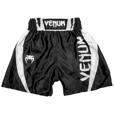 Детские боксерские шорты Venum Elite Black/White