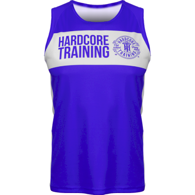 Тренировочная майка Hardcore Training Blue/White