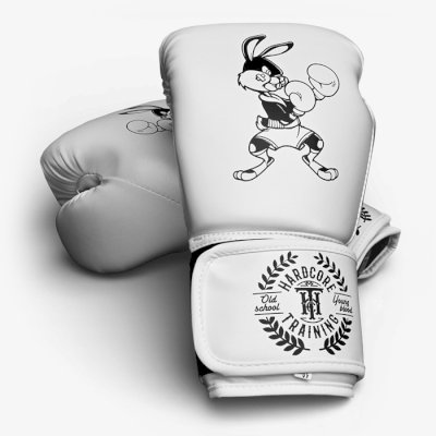 Боксерские перчатки Hardcore Training Surprise PU White