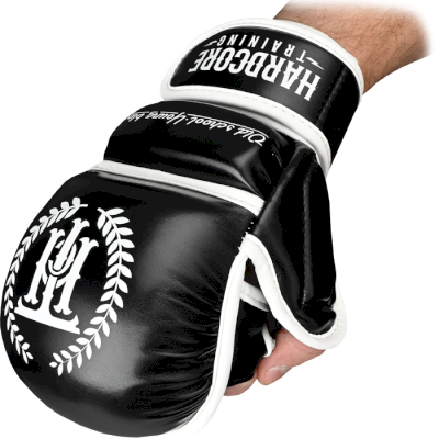 Гибридные перчатки Hardcore Training Base PU Black