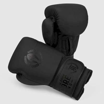 Детские боксерские перчатки Hardcore Training Helmet PU Black/Black