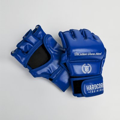 ММА перчатки Hardcore Training Base PU Blue