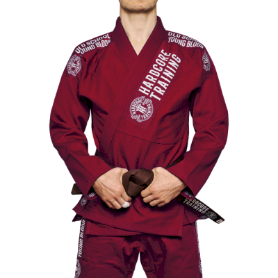 Кимоно для БЖЖ Hardcore Training OSYB Oxblood