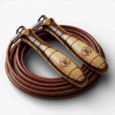 Скакалка Hardcore Training с кожаным шнуром 2.0