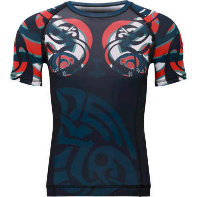 Рашгард Hardcore Training Nordic Pattern Black Russian SS