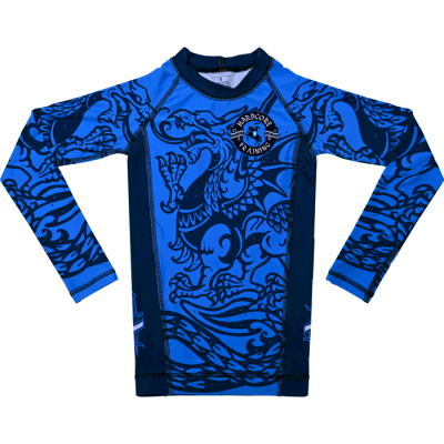 Детский рашгард Hardcore Training Heraldry Blue LS