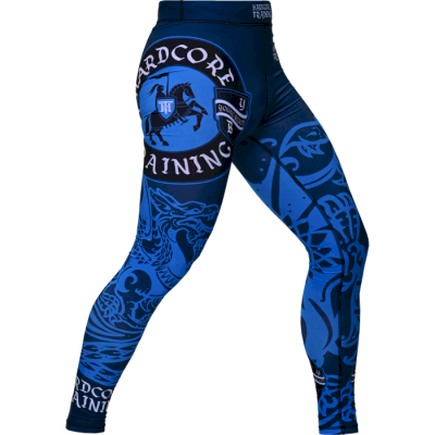 Компрессионные штаны Hardcore Training Heraldry Blue