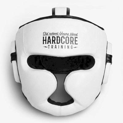 Классический боксерский шлем Hardcore Training Base White