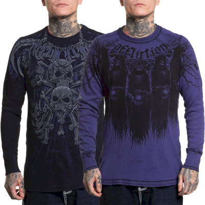 Двусторонний лонгслив Affliction Shadow LS Thermal