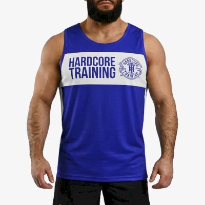 Тренировочная майка Hardcore Training Blue/White