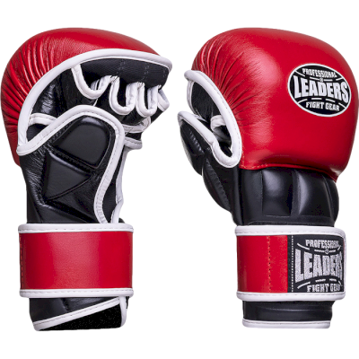 МMA перчатки Leaders Sparring RD/BK