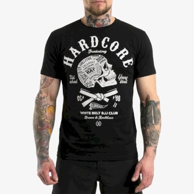 Футболка Hardcore Training White Belt Black