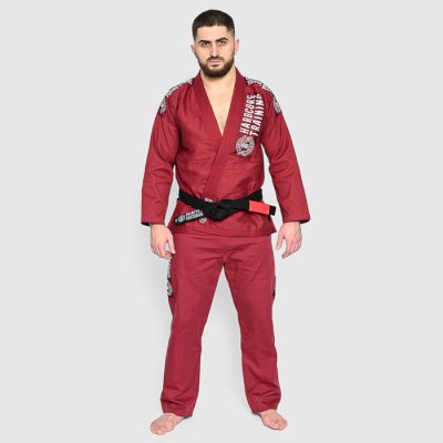 Кимоно для БЖЖ Hardcore Training OSYB Oxblood