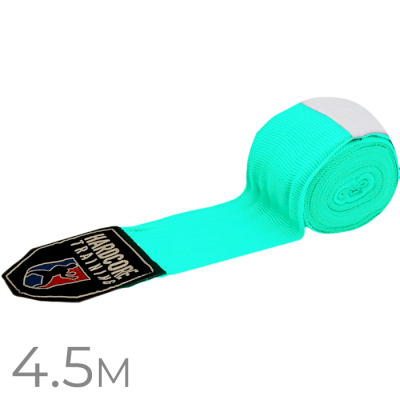 Боксерские бинты Hardcore Training Superior II Aquamarine 4.5 м