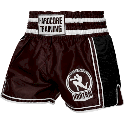 Тайские шорты Hardcore Training Base 2.0 Brown