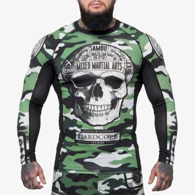 Рашгард Hardcore Training Fear Zone Green Camo