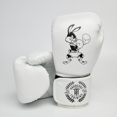 Боксерские перчатки Hardcore Training Surprise PU White
