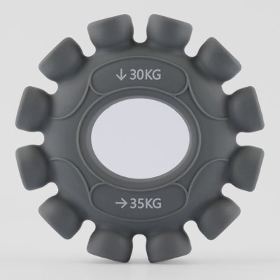 Кистевой эспандер нагрузка Hardcore Training 30-35 кг Grey