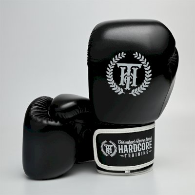 Боксерские перчатки Hardcore Training Base PU Black