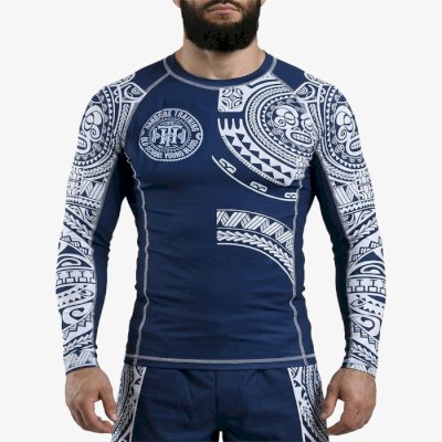 Рашгард Hardcore Training Ta Moko Purple