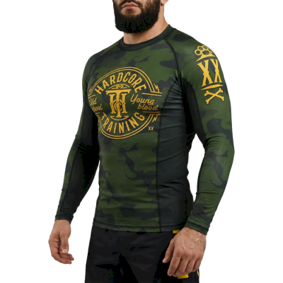 Рашгард Hardcore Training Green Camo