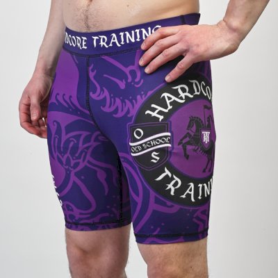 Компрессионные шорты Hardcore Training Heraldry Magenta