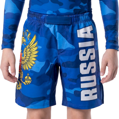 Детские шорты Alfa Brend Camo Blue