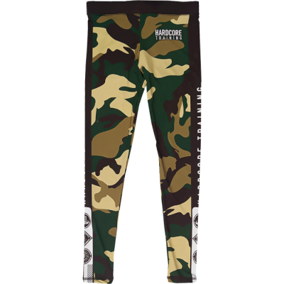 Детские компрессионные штаны Hardcore Training Forest Camo