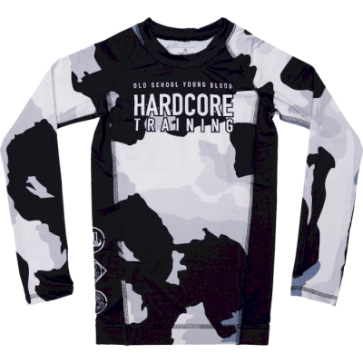 Детский рашгард Hardcore Training Cow Camo LS