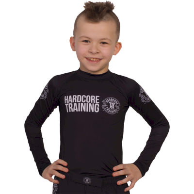 Детский рашгард Hardcore Training Recruit Black